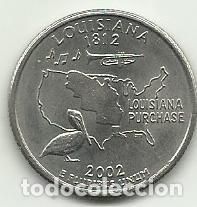 Monete antiche di America: ESTADOS UNIDOS EEUU - 1/4 DOLLAR - 2002 - LOUISIANA - COBRE-NIQUEL - FOTOS